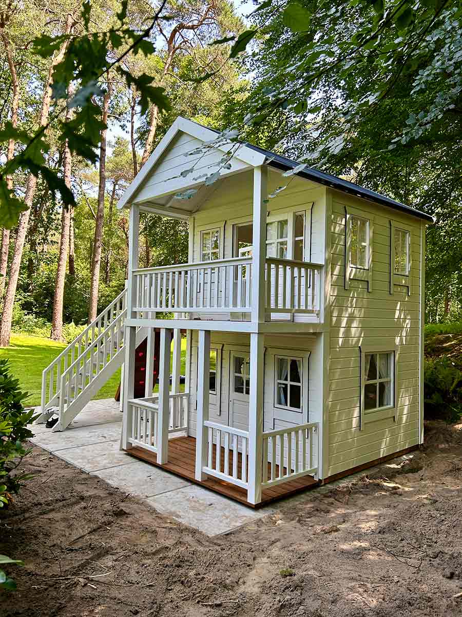 Playhouse Fairy Tale Haven view from right by KidsPlayHousesEU