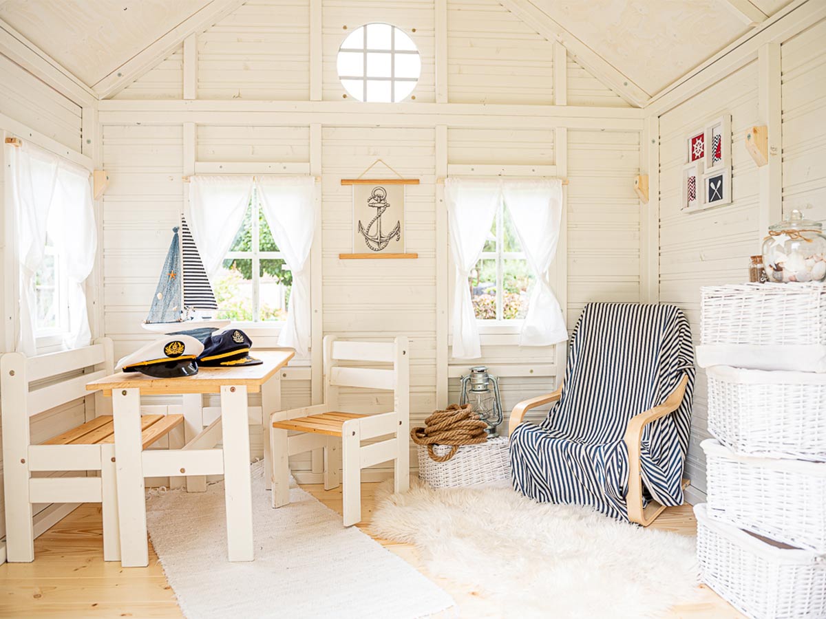 Playhouse Decor Ideas Outdoor Playhouse Flooring Ideas Wooden